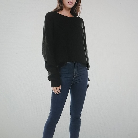 Round Neck Long Sleeves Sweater - Picture 5 of 8